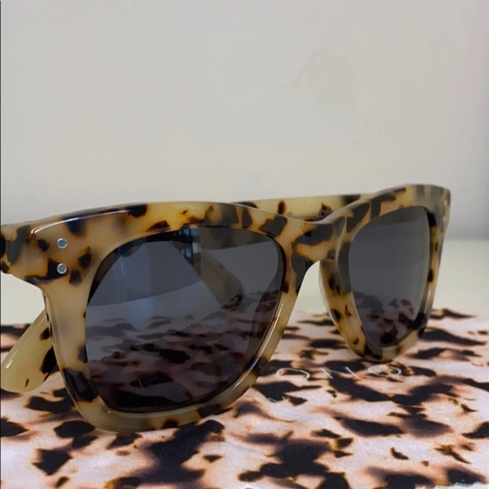 Komono sunglasses Allen Ivory Demi Sunglasses NEW brown Tan tortoise